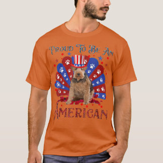 Cute Wire Fo Terrier American Flagga Älskare Lyckl T Shirt