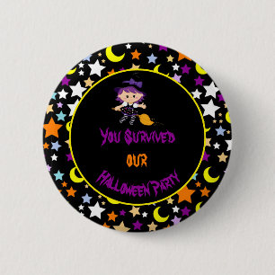 Cute Witch Halloween Costume Party Knapp