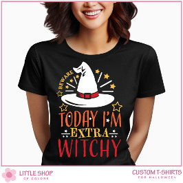 Cute Witch Hat Extra Witchy Halloween T Shirt