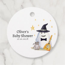 Cute Witch Little Boo Ghost Boy Shower