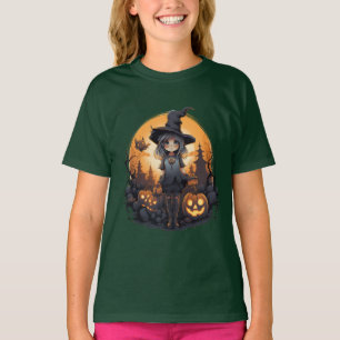 Cute Witch Princess Perfekten Halloween-gåva T Shirt