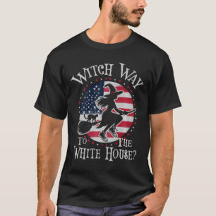 Cute Witch Way Way Way Way Way Way Vita huset Kama T Shirt