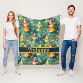 Cute Witches Tosca Fleece Blanket