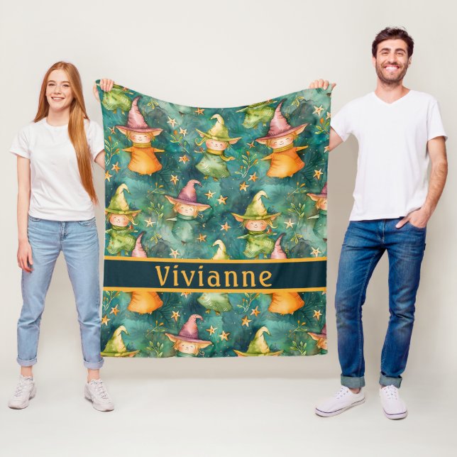 Cute Witches Tosca Fleece Blanket (På plats)