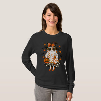 Cute Witchy Ghost Women's Halloween T-Shirt