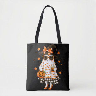 Cute Witchy Ghost Women's Halloween T-Shirt Tygkasse