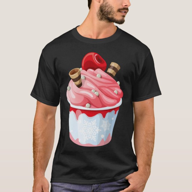 Cute  with  Motif Ice Cream T Shirt (Framsida)