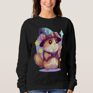 Cute Wizard Hamster RPG Geek Roleplay Tabletop T Shirt
