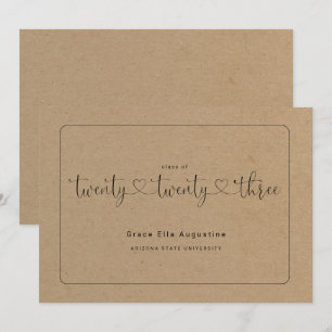 Cute Womans tillkännagivande i Studenten