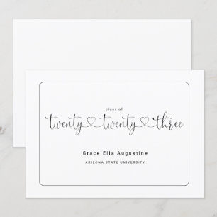 Cute Womans tillkännagivande i Studenten