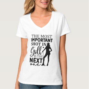 Cute Women golf ord art sport T Shirt