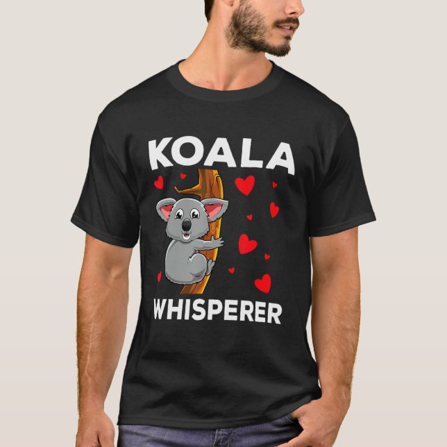 Cute Womens Manar Kids Koala Bear Zookeeper T Shirt (Framsida)