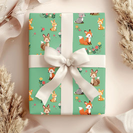 Cute Woodland Animal Child Bird Day Presentpapper