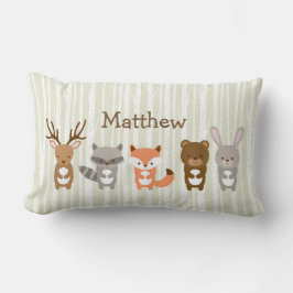 Cute Woodland Animal Lumbarkudde