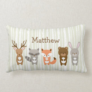 Cute Woodland Animal Lumbarkudde