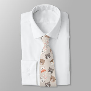 Cute Woodland Animal Mönster Slips