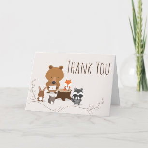 Cute Woodland Animal Tack Kort