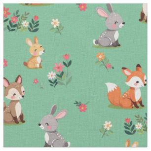 Cute Woodland Animal Tyg