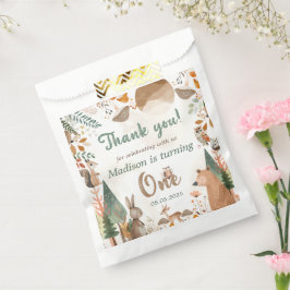 Cute Woodland Animals 1:a födelsedagen Party