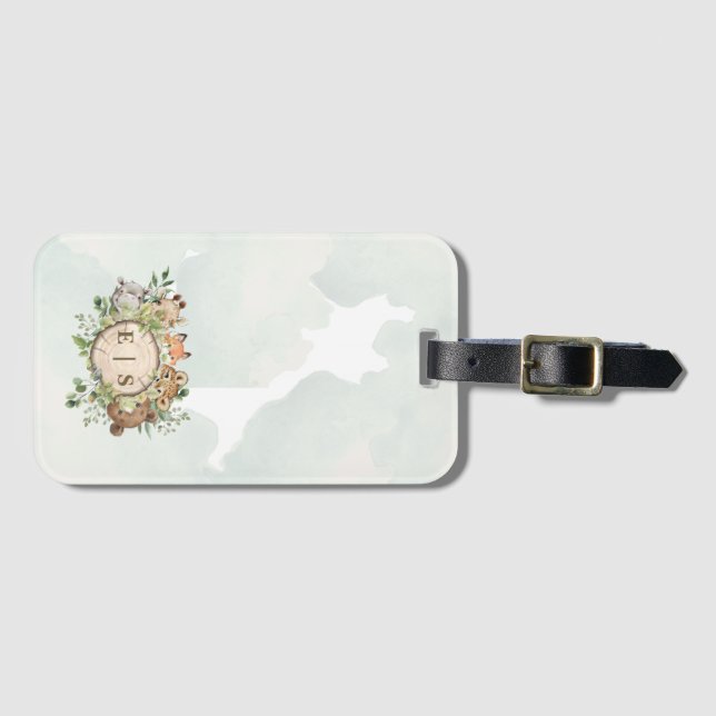 Cute Woodland Animals Bagagebricka (Framsida horisontal)