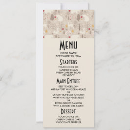 Cute Woodland Animals Nordic Mönster jul Inbjudningar