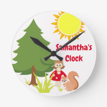 Cute Woodland Animals Squirrel & Uggla Baby Nurser