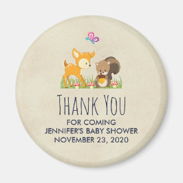 Cute Woodland Creaters Tecknad Tack Magnet