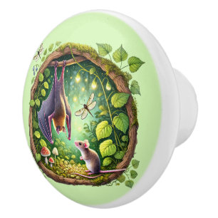 Cute Woodland djur älskare Knopp