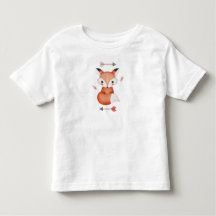Cute Woodland Fox - Whimsical Animal Art för barn