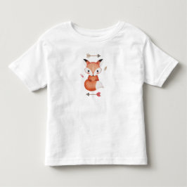 Cute Woodland Fox - Whimsical Animal Art för barn T Shirt