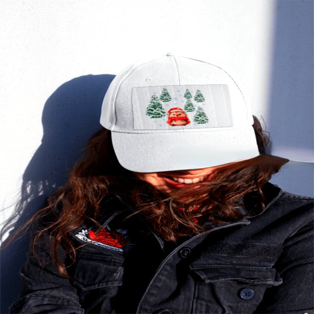 Cute Woodland Hedgehog Christmas Trucker Hat | Fes Keps (Skapare uppladdad)