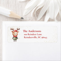 Cute Woodland Reindeer jul Elf
