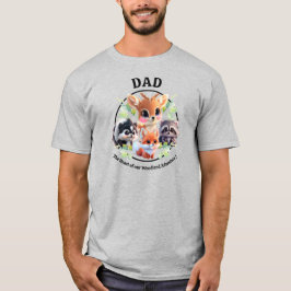 Cute Woodland-vänner rävskunk raccoon hjort T Shirt