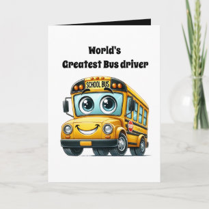 Cute Worlds bästa bussförare lägg till meddelande