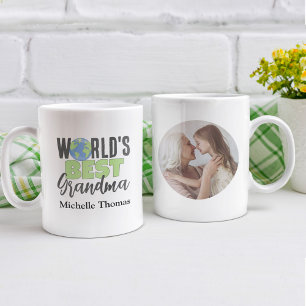 Cute World's Best Grandma Anpassningsbar Kaffemugg