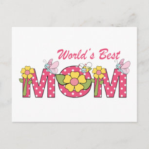 CUTE World's Best Mamma! Vykort
