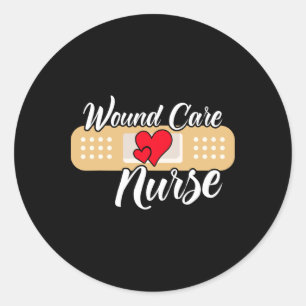 Cute Wound Care Nureart Heart Runt Klistermärke