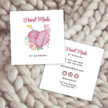 Cute Yarn Heart Knitting Nål