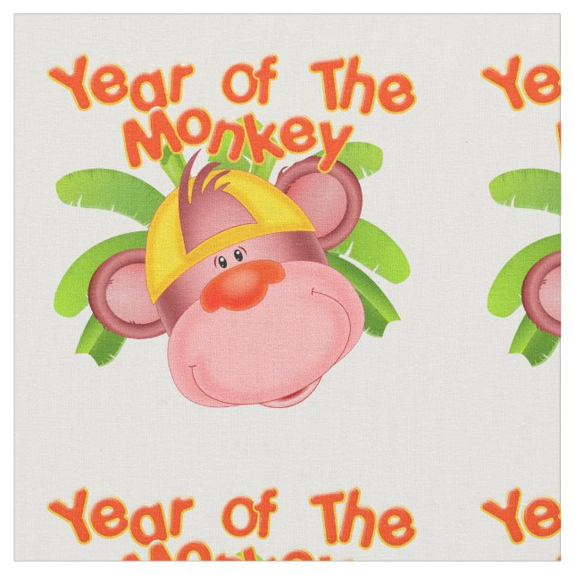 Cute Year of the Monkey Baby Tyg (Närbild)