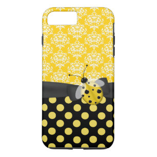 Cute Yellow Ladybug iPhone 7 Plus-fodral