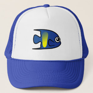 Cute Yellowbar Angelfish Truckerkeps