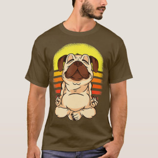 Cute Yoga Pug Hund Funny Pugs Älskare Gift Mamma P T Shirt
