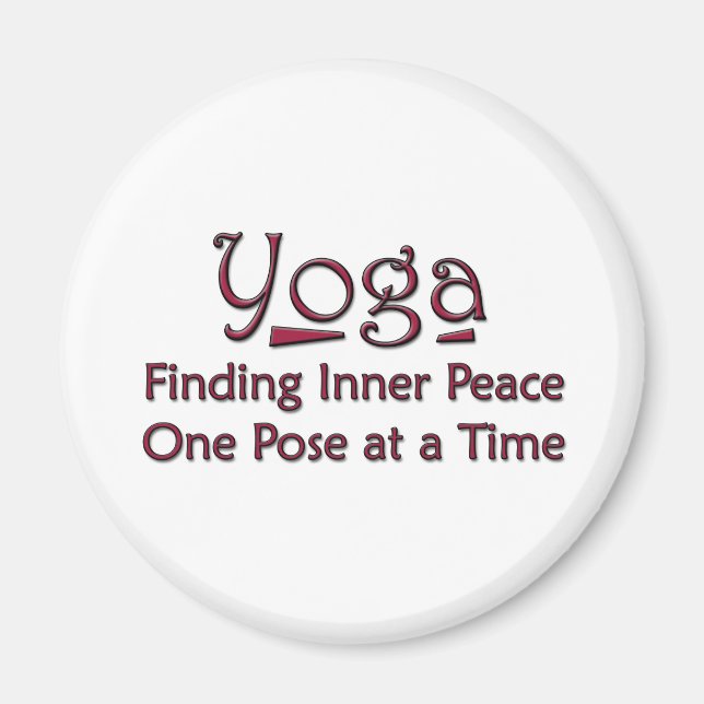 Cute Yoga Sayed Magnet (Framsidan)