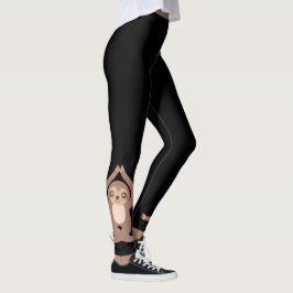 Cute Yoga Sloth Leggings