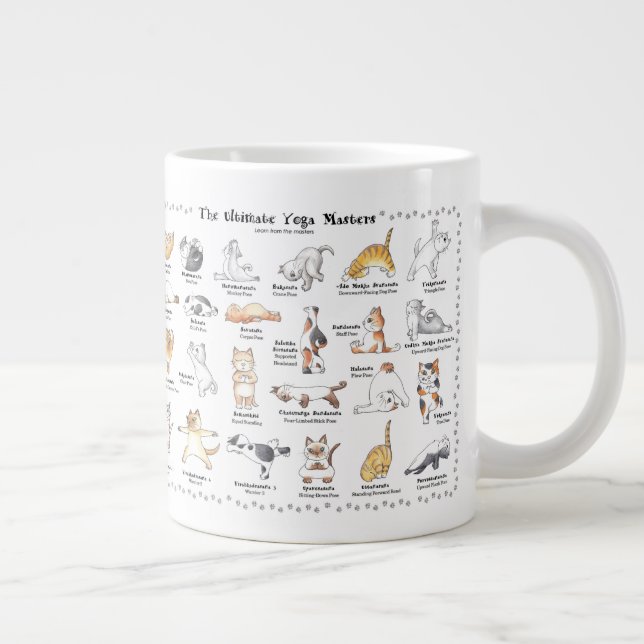 Cute yogi katjumbokaffe mugg jumbo mugg (Höger)