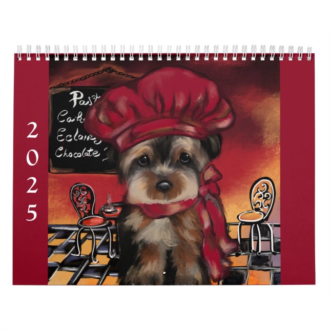Cute Yorkie Calendar Kalender (Omslag)