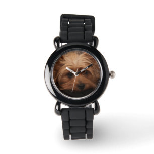 Cute Yorkie Glitter Watch Armbandsur