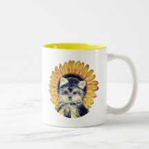 Cute Yorkie Hund 2-tonkaffe Mugg
