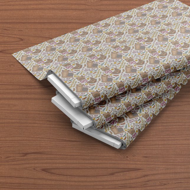 Cute Yorkie Hund Tecknad Seamless Mönster Tyg (Skapare uppladdad)