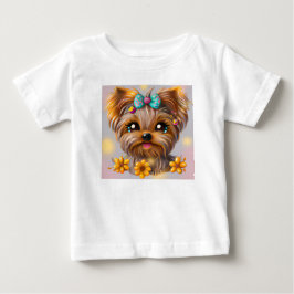 Cute Yorkie Kawaii Puppy T Shirt